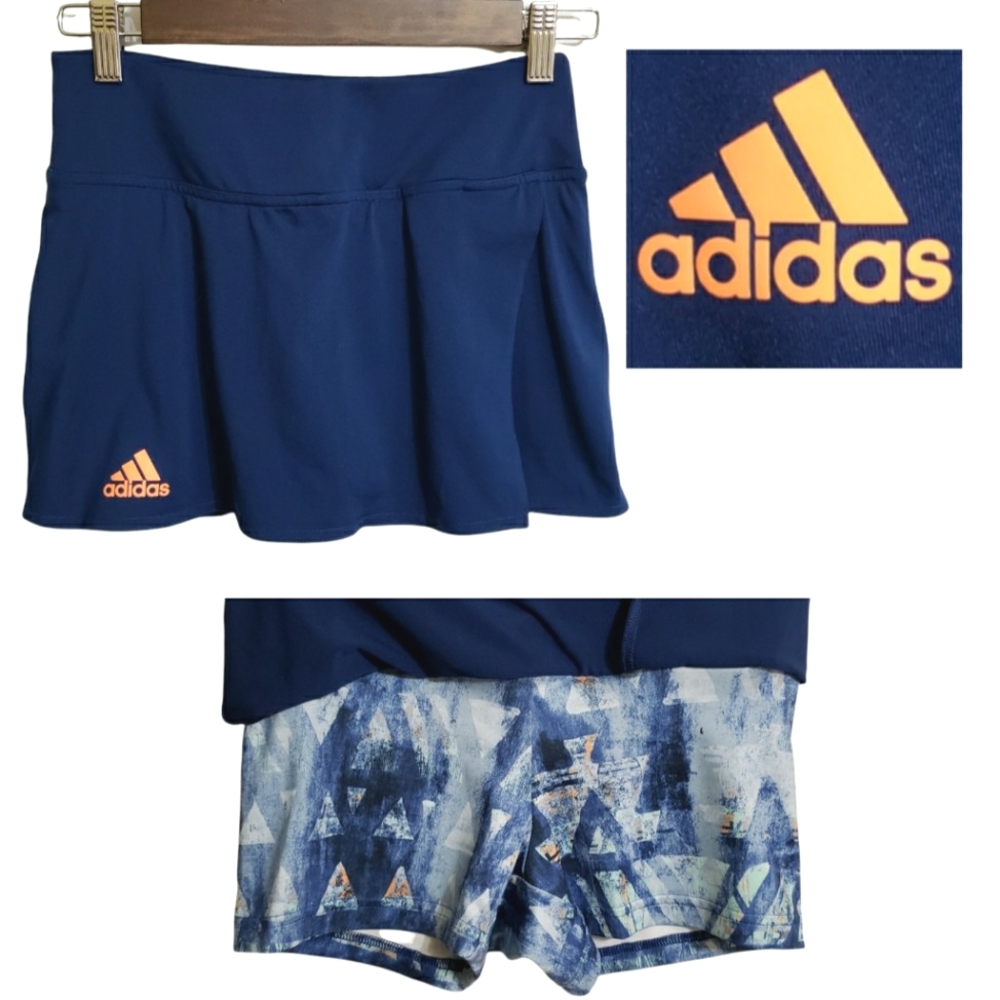 Adidas Climalite Blue Skirt/Skort Tennis Golf Women's Size XS